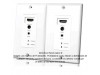 Extensor HDMI e IR en FacePlate vía Cat5e/Cat6 hasta 50 m